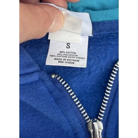 Disneyland Resort Sweatshirt Full Zipper Hoodie Mickey 2020 Disney Characters Sm - Picture 6 of 6